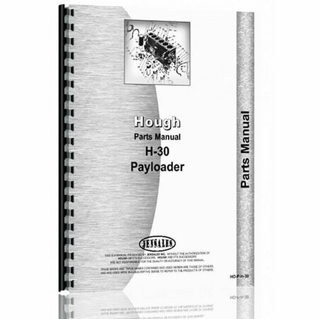 AFTERMARKET New Hough H30 IndustrialConstruction Parts Manual RAP72952